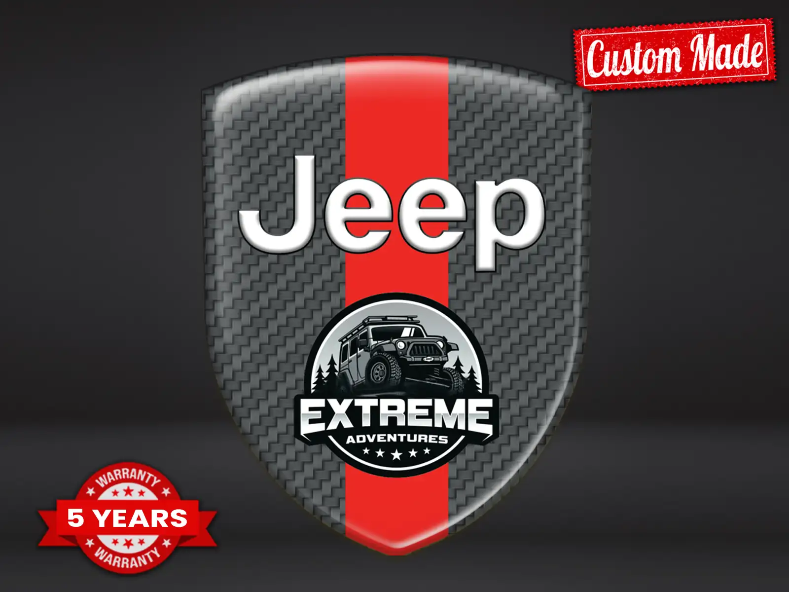 Jeep Hot Rod Aufkleber Modern Max Robust Pro Chic